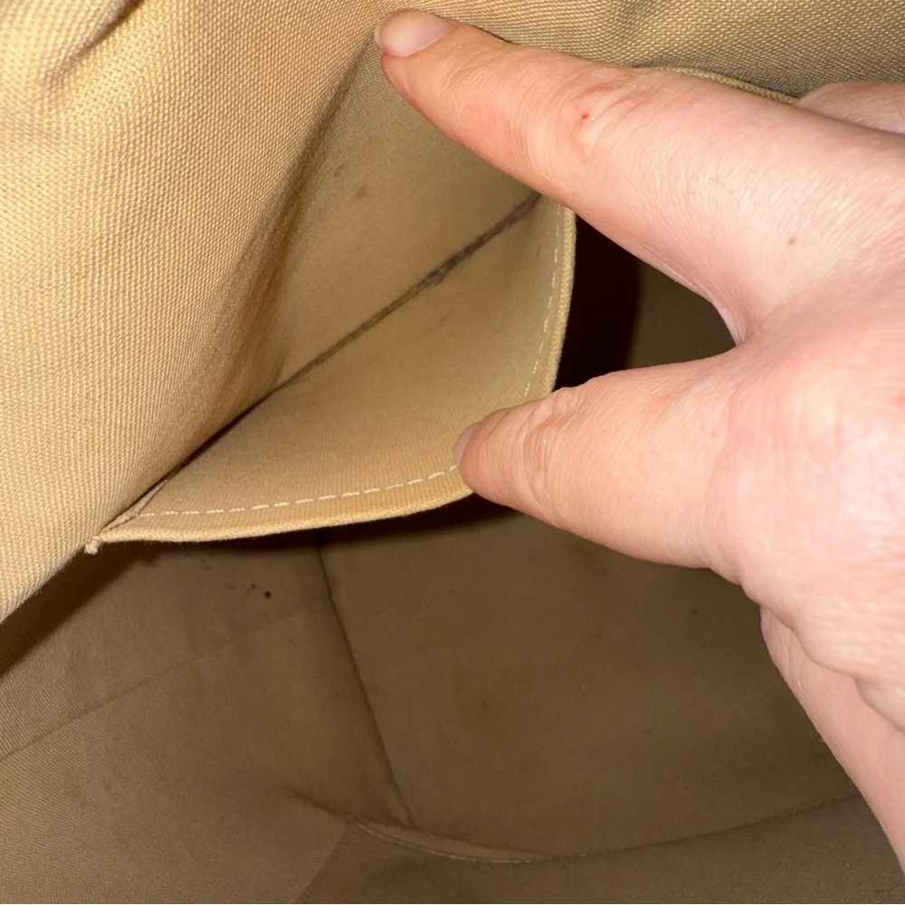 Authentic Louis Vuitton Totally GM Damier Azur Checkered Pattern Shoulder Bag - Picture 10 of 16